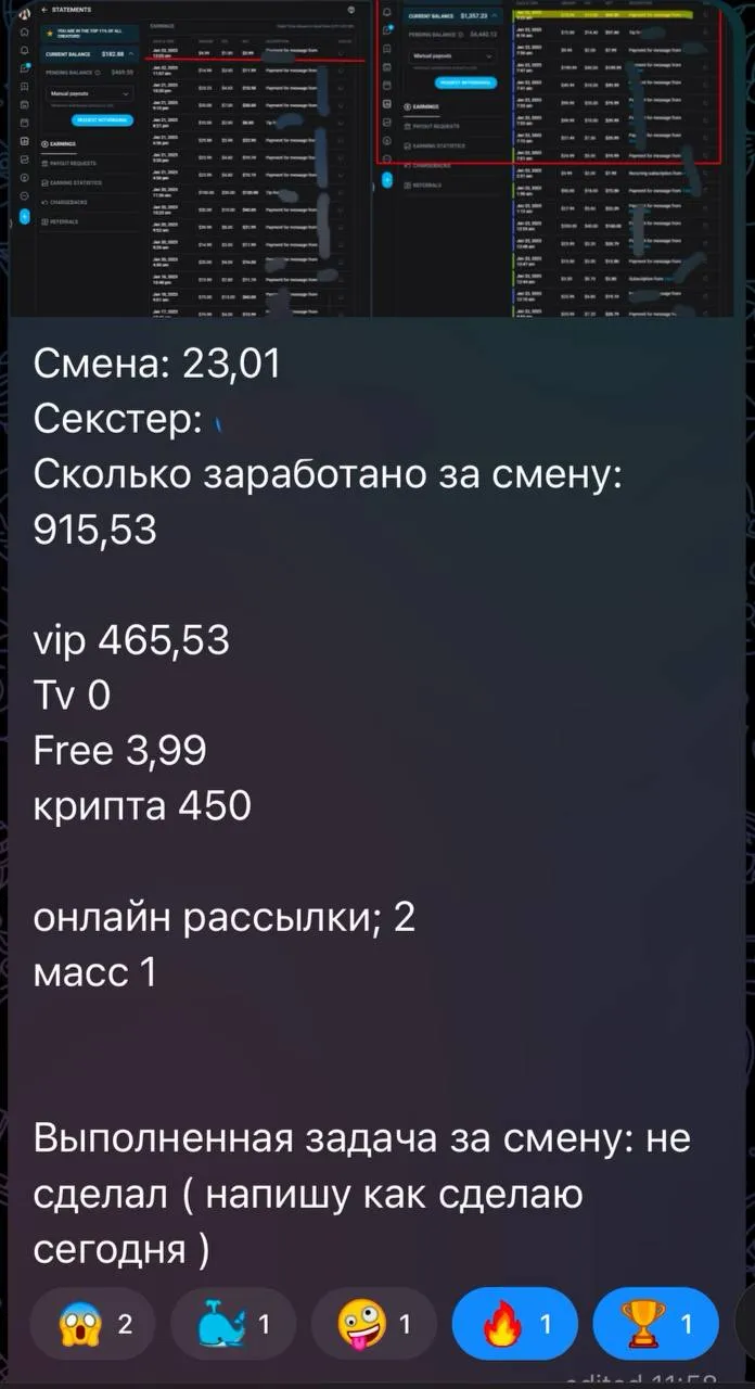 Результат чатера 6